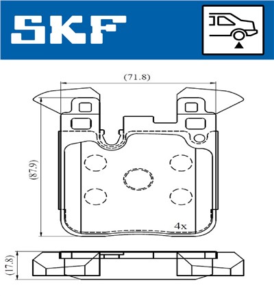 SKF VKBP 90554 EAN: 7316581299560.