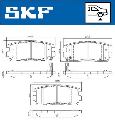 SKF VKBP 90556 A EAN: 7316581298686.