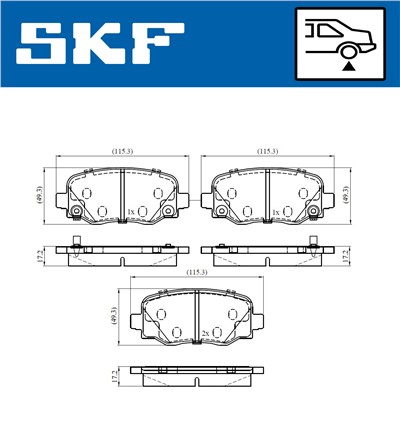 SKF VKBP 90569 A EAN: 7316581301768.