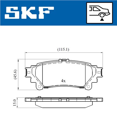 SKF VKBP 90604 EAN: 7316581301133.