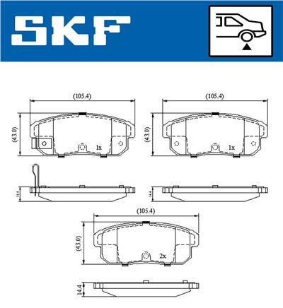 SKF VKBP 90620 A EAN: 7316581301959.