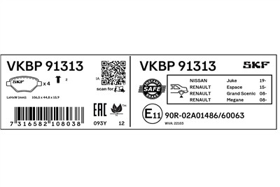 SKF VKBP 91313