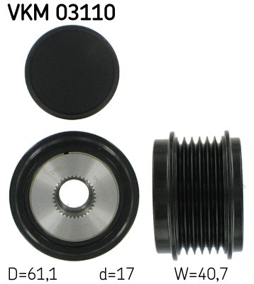 SKF VKM 03110 Číslo výrobce: 1000555. EAN: 7316574790685.