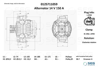 SEG Automotive 0125711059