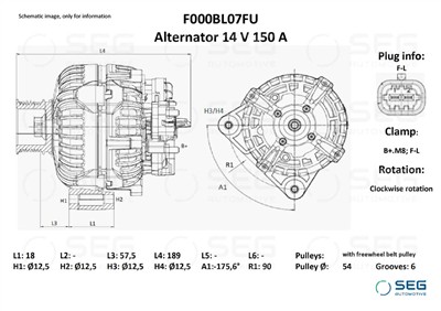 SEG Automotive F000BL07FU