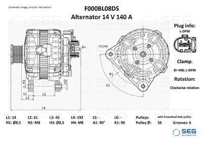 SEG Automotive F000BL08DS