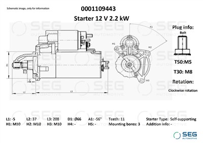 SEG Automotive 0001109443