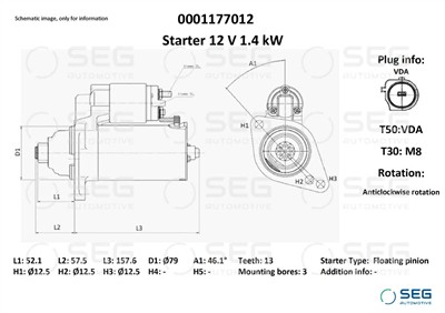 SEG Automotive 0001177012