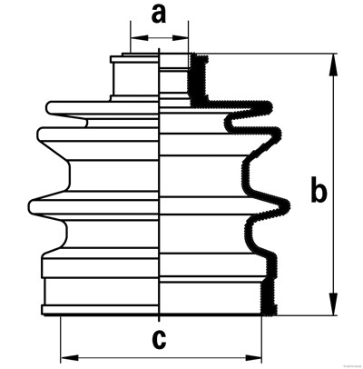 HERTH+BUSS JAKOPART J2863003 EAN: 4029416042349.
