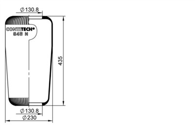 CONTITECH AIR SPRING 946 N Číslo výrobce: 66034. EAN: 4054387100989.