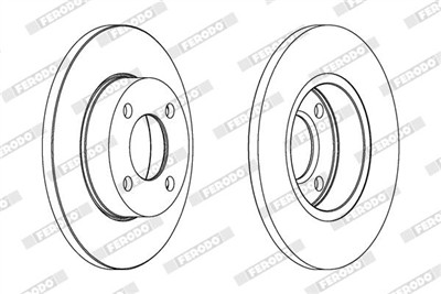 FERODO DDF048C Číslo výrobce: DDF048C. EAN: 4044197559435.