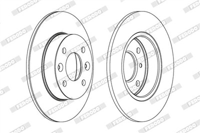 FERODO DDF070C Číslo výrobce: DDF070C. EAN: 4044197559497.