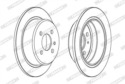 FERODO DDF093 Číslo výrobce: DDF093. EAN: 5016687109399.