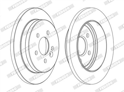 FERODO DDF1037C Číslo výrobce: DDF1037C. EAN: 4060426033873.
