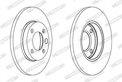 FERODO DDF103C Číslo výrobce: DDF103C. EAN: 4044197559589.