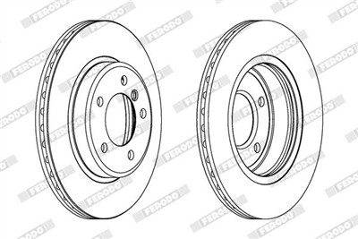 FERODO DDF1066C Číslo výrobce: DDF1066C. EAN: 4044197535316.