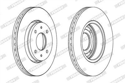 FERODO DDF1068C Číslo výrobce: DDF1068C. EAN: 4044197559640.