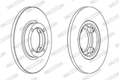 FERODO DDF1076C Číslo výrobce: DDF1076C. EAN: 4044197986682.