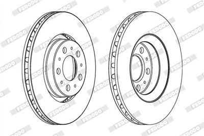 FERODO DDF1078C Číslo výrobce: DDF1078C. EAN: 4044197559671.