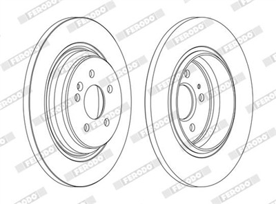 FERODO DDF1099C Číslo výrobce: DDF1099C. EAN: 4044197986705.