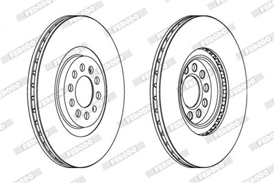 FERODO DDF1118C Číslo výrobce: DDF1118C. EAN: 4044197845248.
