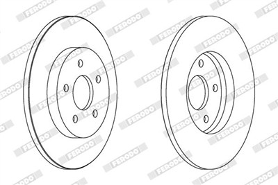 FERODO DDF1126C Číslo výrobce: DDF1126C. EAN: 4044197559749.