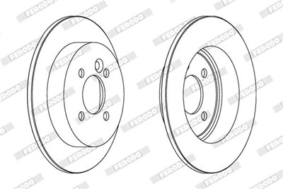 FERODO DDF1128C Číslo výrobce: DDF1128C. EAN: 4044197559763.