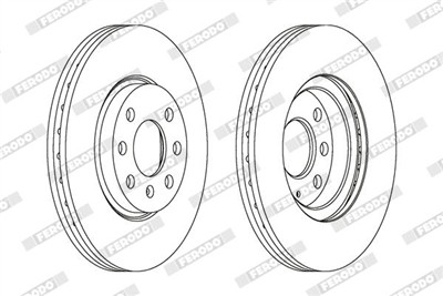 FERODO DDF1131C Číslo výrobce: DDF1131C. EAN: 4044197559787.