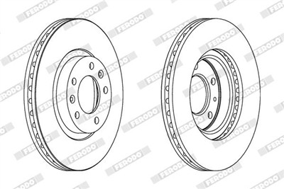 FERODO DDF1132C Číslo výrobce: DDF1132C. EAN: 4044197988129.