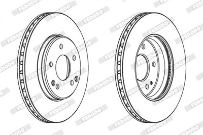 FERODO DDF1135C Číslo výrobce: DDF1135C. EAN: 4044197559794.