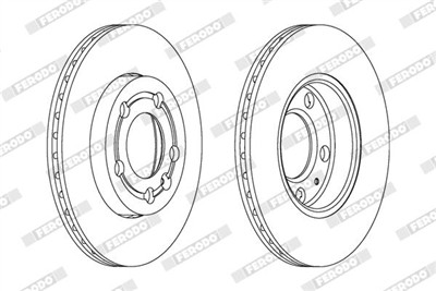 FERODO DDF1164C Číslo výrobce: DDF1164C. EAN: 4044197988143.