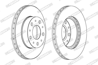 FERODO DDF1171C Číslo výrobce: DDF1171C. EAN: 4044197559886.