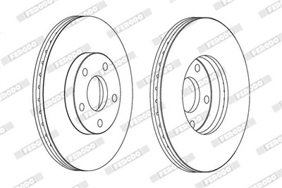 FERODO DDF1172C Číslo výrobce: DDF1172C. EAN: 4044197845033.