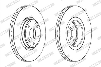 FERODO DDF1205C Číslo výrobce: DDF1205C. EAN: 4044197988150.