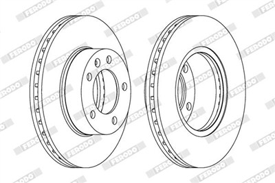 FERODO DDF1217C-1 Číslo výrobce: DDF1217. EAN: 4044197571314.