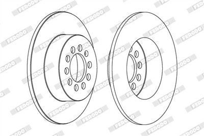 FERODO DDF1224C Číslo výrobce: DDF1224C. EAN: 4044197560028.