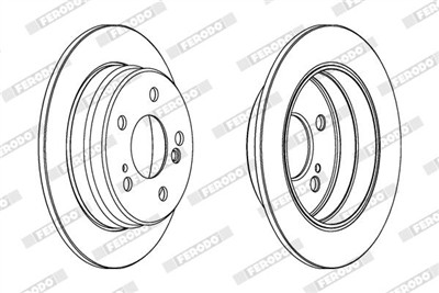 FERODO DDF122C Číslo výrobce: DDF122C. EAN: 4044197560073.