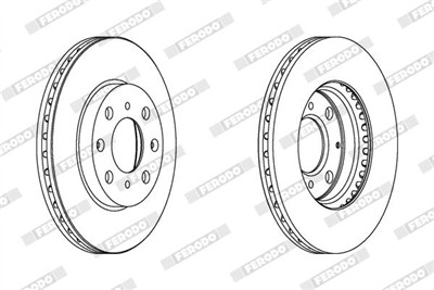FERODO DDF1231C Číslo výrobce: DDF1231C. EAN: 4044197986897.