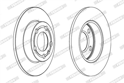 FERODO DDF1233C Číslo výrobce: DDF1233C. EAN: 4044197986903.