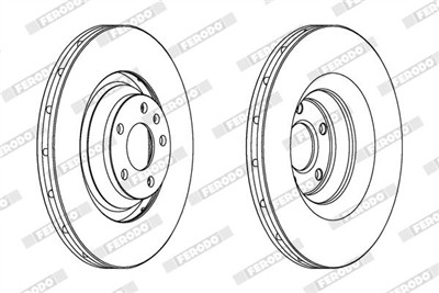 FERODO DDF1238C-1 Číslo výrobce: DDF1238. EAN: 4044197585328.