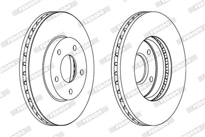 FERODO DDF1249C Číslo výrobce: DDF1249C. EAN: 4044197845040.