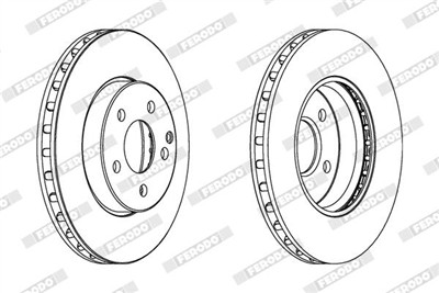 FERODO DDF1252C Číslo výrobce: DDF1252C. EAN: 4044197535453.