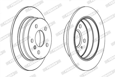 FERODO DDF1258C Číslo výrobce: DDF1258C. EAN: 4044197560165.