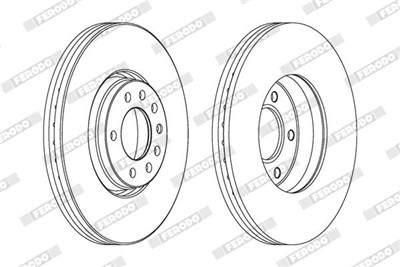 FERODO DDF1261C Číslo výrobce: DDF1261C. EAN: 4044197560172.