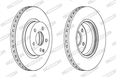 FERODO DDF1263C Číslo výrobce: DDF1263C. EAN: 4044197535484.