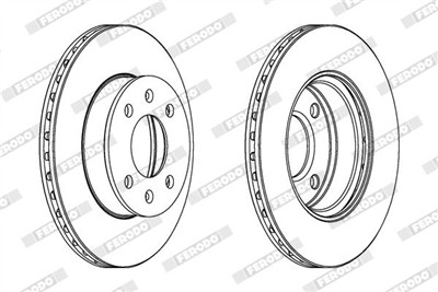 FERODO DDF1268C Číslo výrobce: DDF1268C. EAN: 4044197845552.