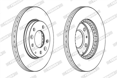 FERODO DDF1278C Číslo výrobce: DDF1278C. EAN: 4044197986941.