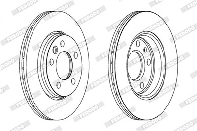 FERODO DDF1286C Číslo výrobce: DDF1286C. EAN: 4044197560202.