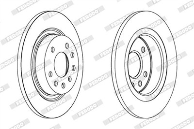 FERODO DDF1288C Číslo výrobce: DDF1288C. EAN: 4044197560219.