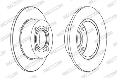 FERODO DDF128C Číslo výrobce: DDF128C. EAN: 4044197560226.